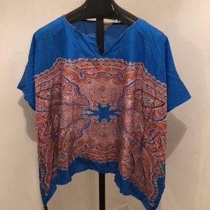 Marrakech scarf top with tassels on sides